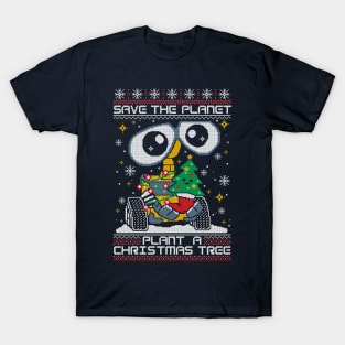 Plant a christmas tree ugly christmas sweater T-Shirt